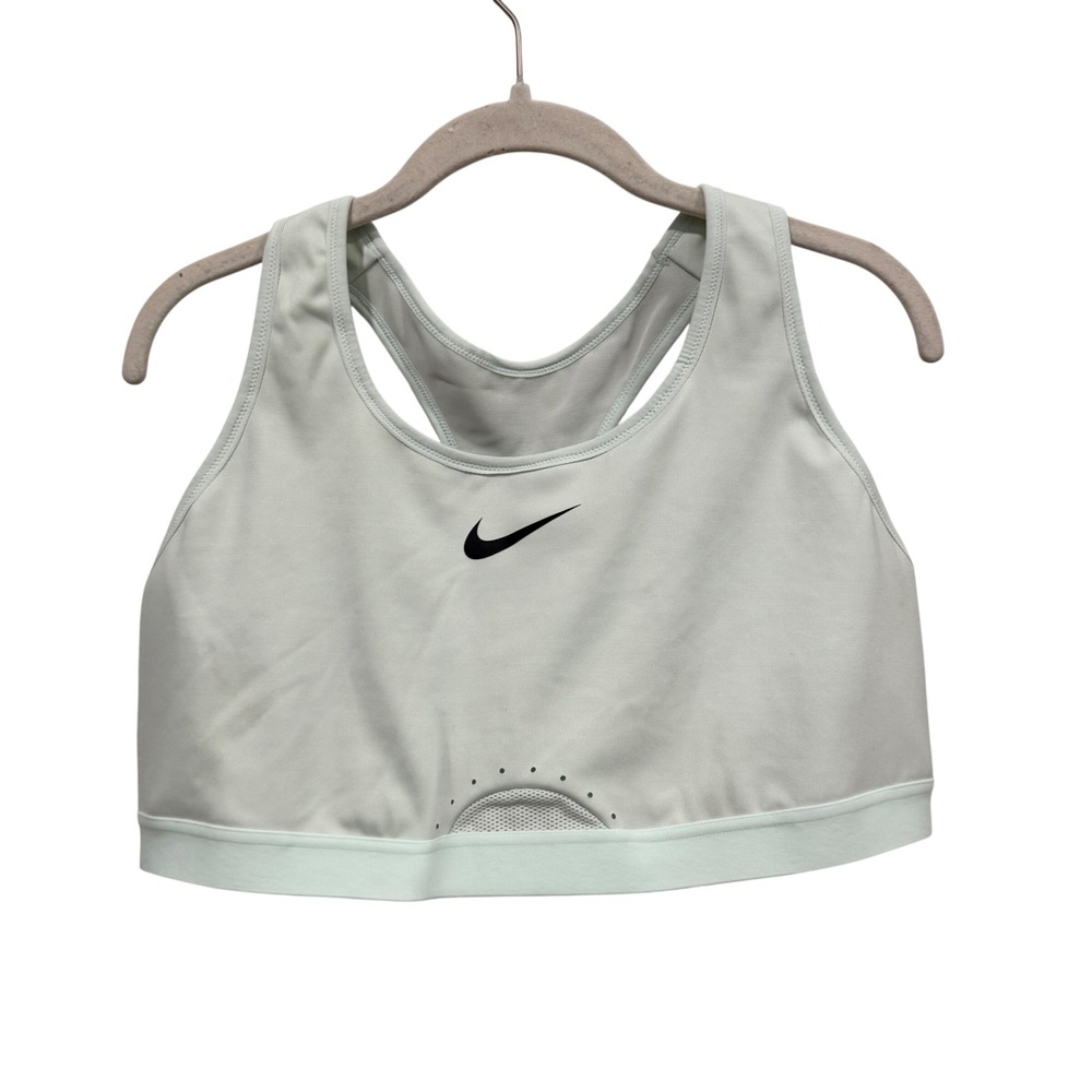 Nike Dri-FIT High Support Sports Bra Mint Green 1X F-G Racerback Mesh DD0428-379